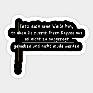 summende Worte Sticker